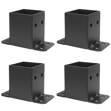 fence brackets for metal posts|metal brackets for 4x4 post.